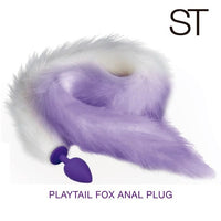 Plug anal con cola larga - Playtail Fox Anal Plug Lila - ST TOYS