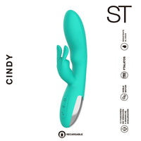 Vibrador doble estimulacion recargable - Cindy - ST Toys