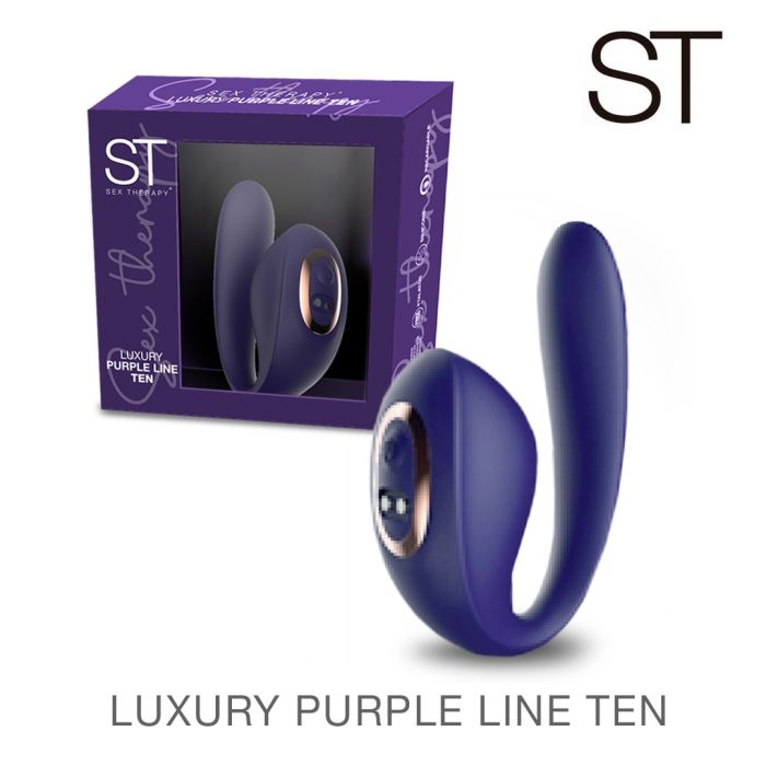 Doble estimulador - Luxury PURPLE LINE TEN - Buttman Sexshop en Tucuman