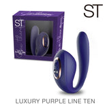 Doble estimulador - Luxury PURPLE LINE TEN
