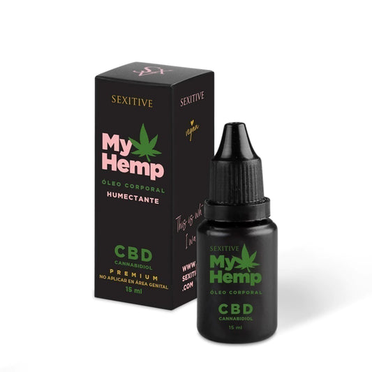 Oleo corporal estimulante My Hemp 15ml. - Buttman Sexshop en Tucuman
