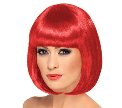 Peluca carré roja