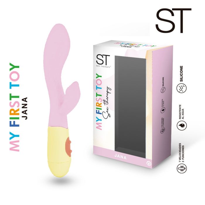 Vibrador recargable doble estimulacion - Jana - ST - Buttman Sexshop en Tucuman