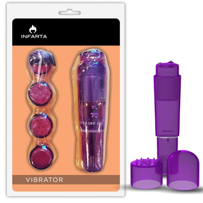 Estimulador vibrador con cabezal intercambiable - VIBRATOR VARIOTOUCH