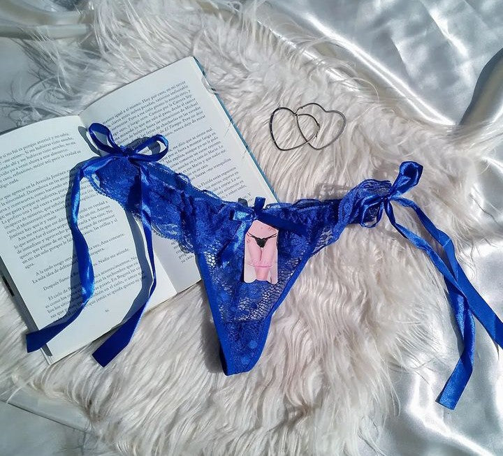 Colaless de encaje con tiras para atar a los costados