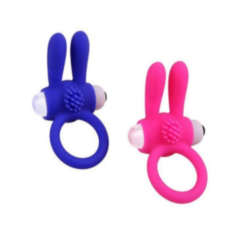 Anillo con vibrador para pene conejito x 1 - Consulta color disponible