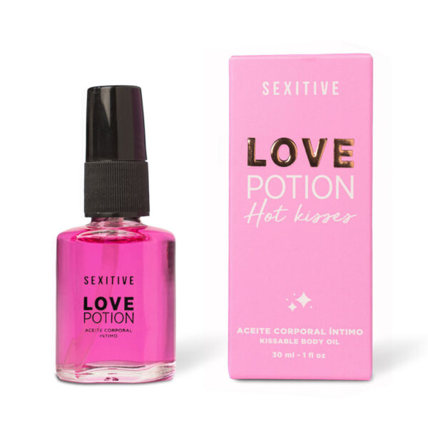 Aceite para masajes Love Potion Frutilla - 30 ml - Sexitive
