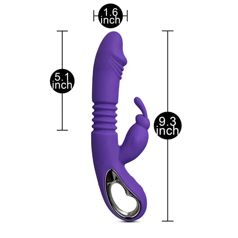 Vibrador doble estimulación Up and Down y calor