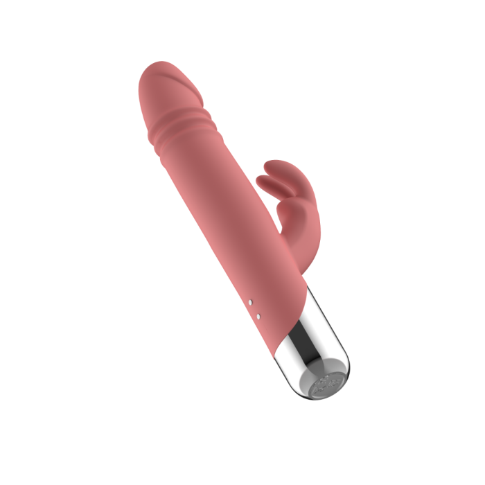 Vibrador Doble estimulador - Rechargeable Rotating Rabbit Vibrator - ST Toys