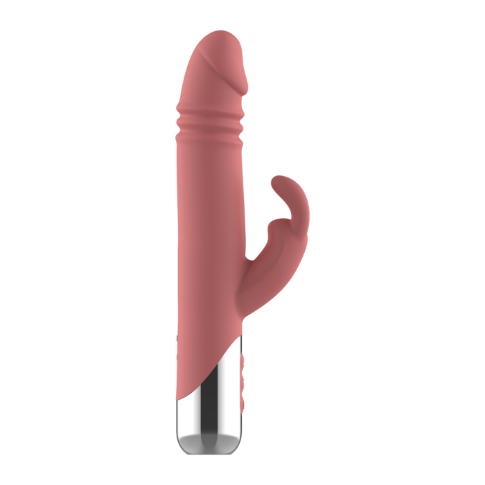 Vibrador Doble estimulador - Rechargeable Rotating Rabbit Vibrator - ST Toys