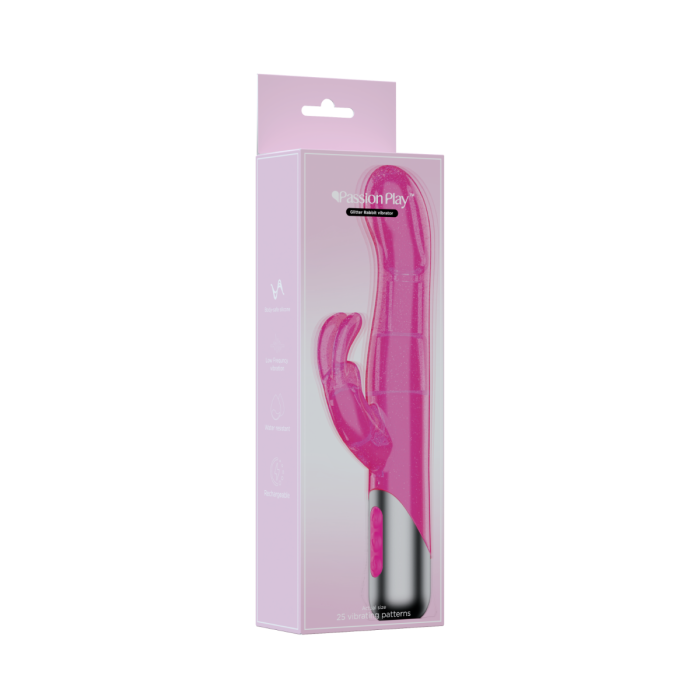 Vibrador Doble estimulador - Glitter Rabbit - ST Toys - Buttman Sexshop en Tucuman