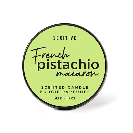 Vela para masajes - Massage Candle French Pistachio Macaron - 30 gr - Buttman Sexshop en Tucuman