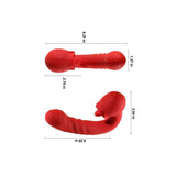 Doble estimulador Vibrador para punto G Rose