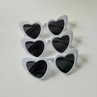 Anteojo Retro - Corazon Blanco