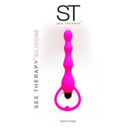 Inexpulsable anal fucsia con vibrador - ST Toys