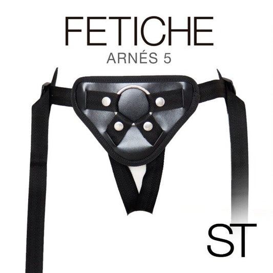 Arnes de ecocuero - Arnes 5 - ST Toys - Buttman Sexshop en Tucuman
