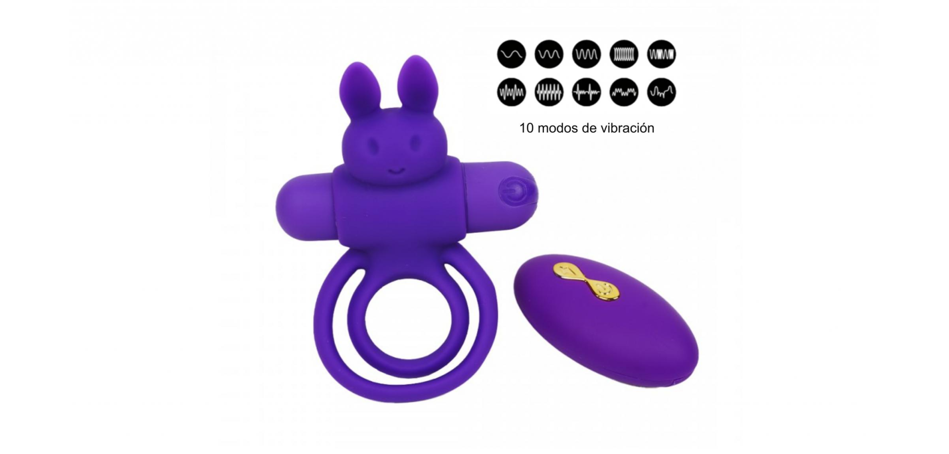 Anillo vibrador Rabitt - Recargable