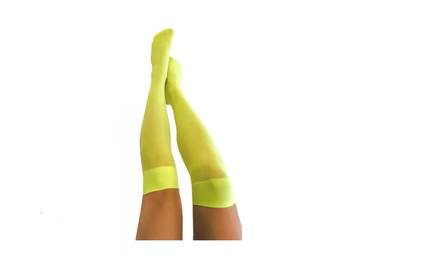Medias Bucaneras Neon Fluo Amarilla