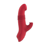 Vibrador doble estimulacion con movimiento Up And Down - Luxury Red Passion Five  - ST Toys