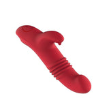 Vibrador doble estimulacion con movimiento Up And Down - Luxury Red Passion Five  - ST Toys