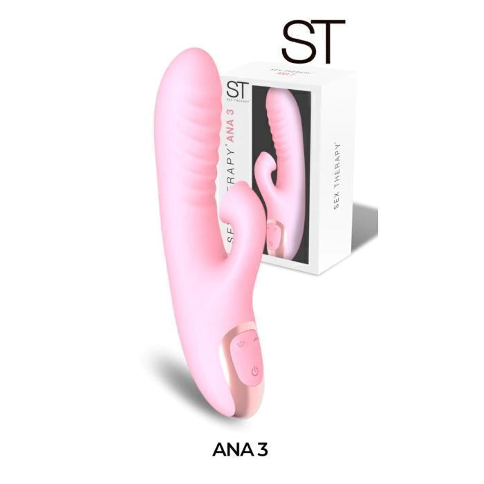 Doble estimulador Ana 3 con succionador y vibrador - ST