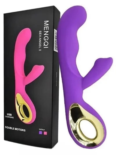 Consolador doble estimulacion con vibrador - Sexangel II