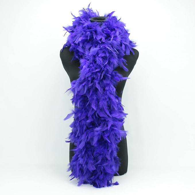 Boa de plumas - Violeta - 1,8mts