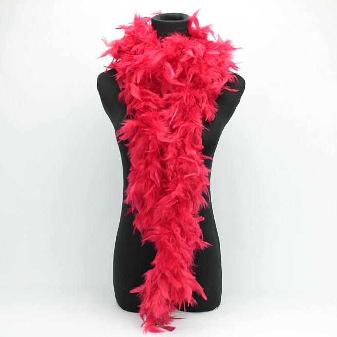 Boa de plumas - Roja - 1,8mts