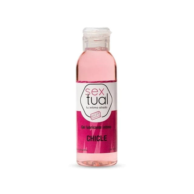 Gel lubricante saborizado chicle - 80 ml - Sextual