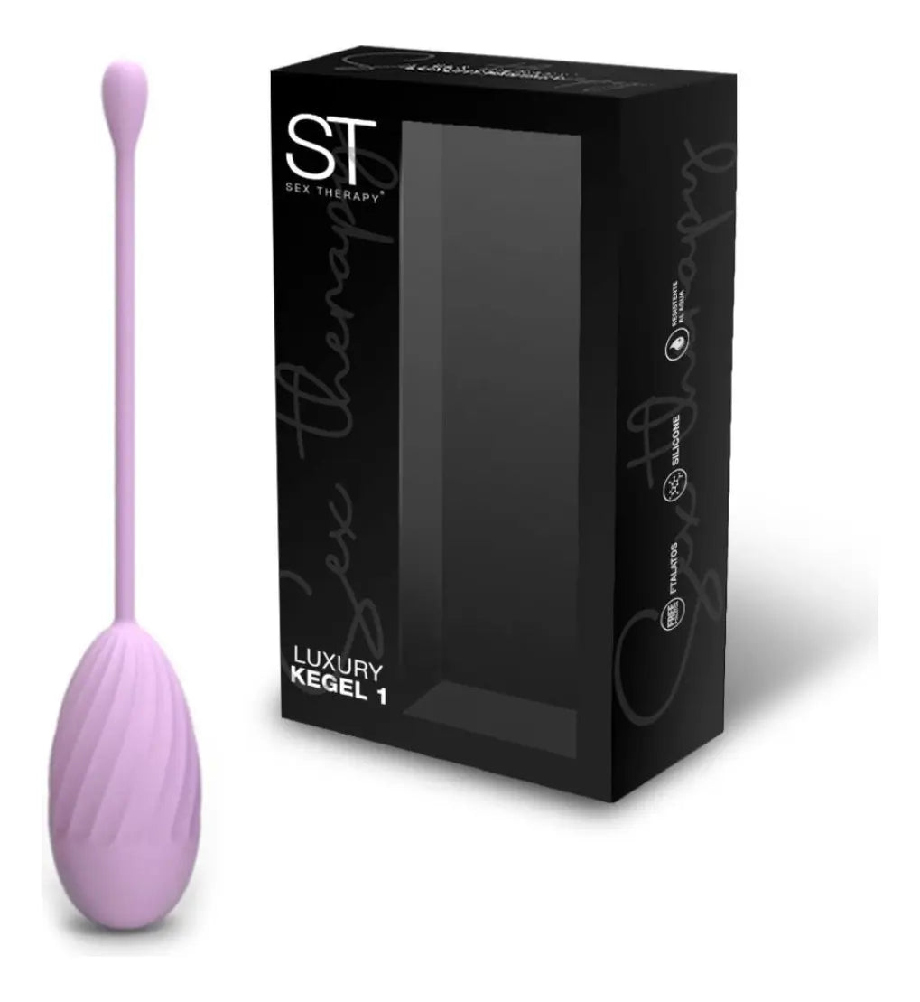 Bola Vaginal Luxury Kegel 1 Silicona 90g Lila - Sex Therapy