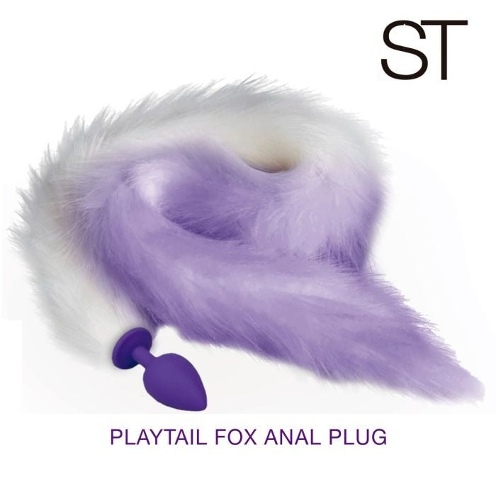Plug anal con cola larga - Playtail Fox Anal Plug Lila - ST TOYS