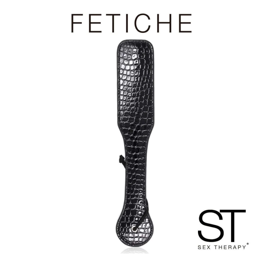 Palmeta para Spanking de Ecocuero Simil Cocodrilo