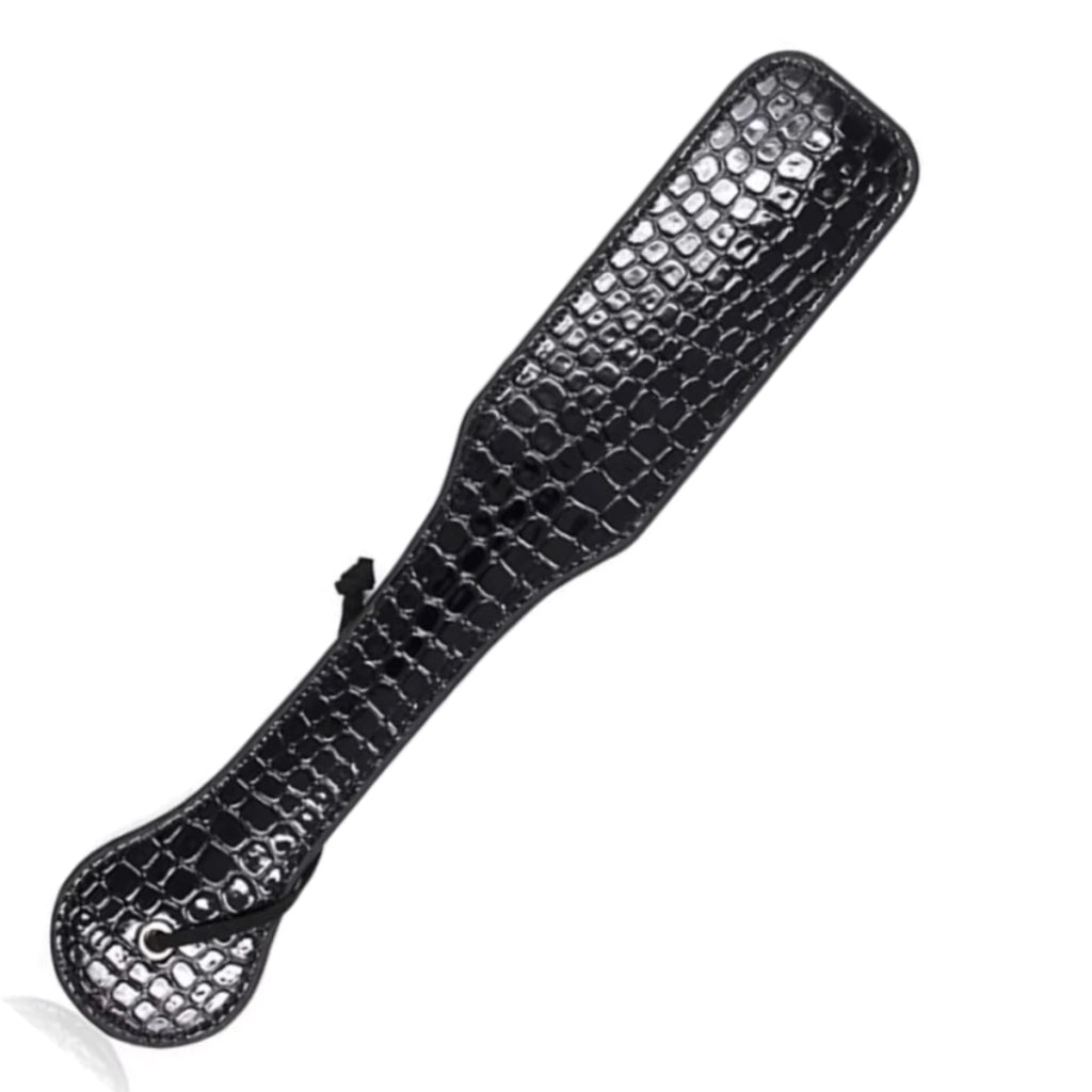 Palmeta para Spanking de Ecocuero Simil Cocodrilo
