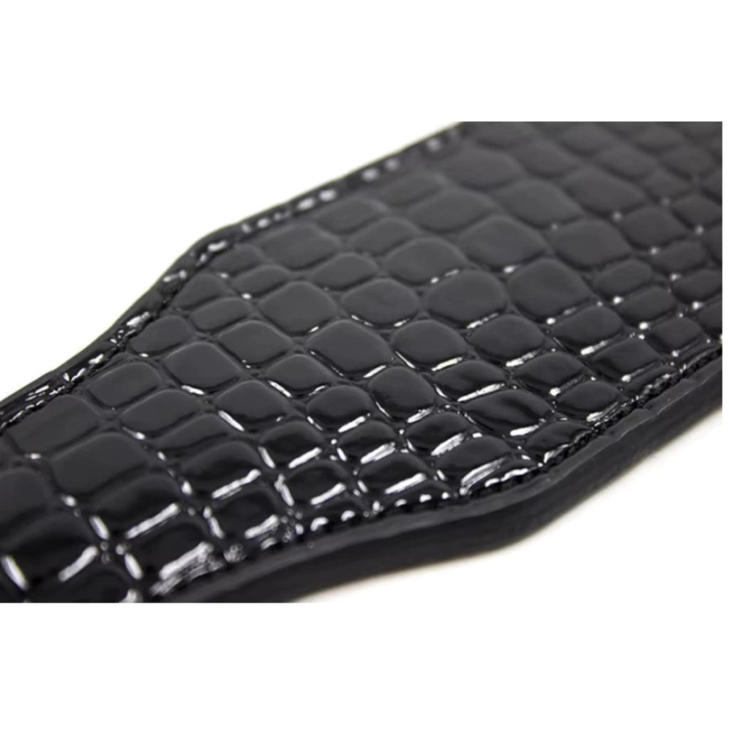 Palmeta para Spanking de Ecocuero Simil Cocodrilo