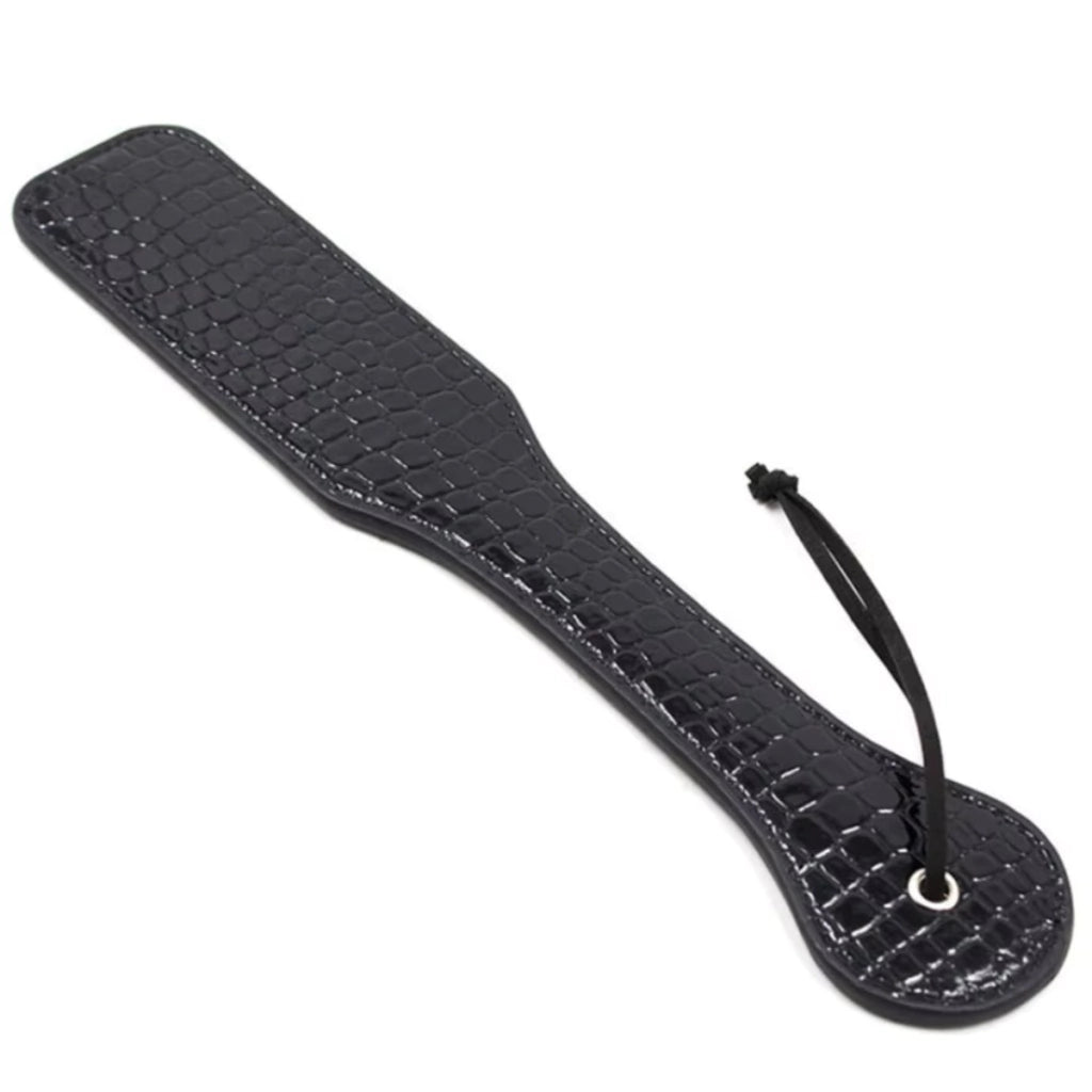 Palmeta para Spanking de Ecocuero Simil Cocodrilo
