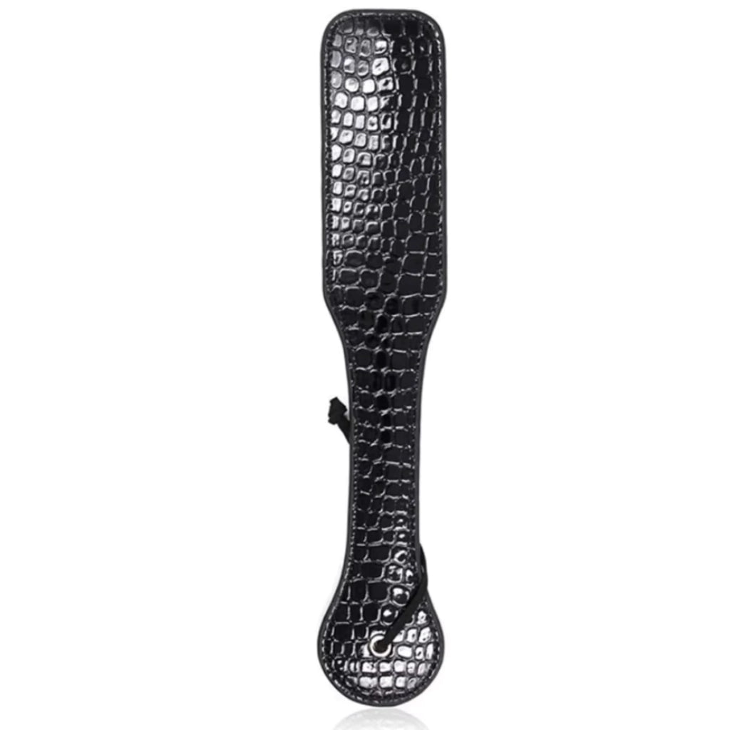 Palmeta para Spanking de Ecocuero Simil Cocodrilo