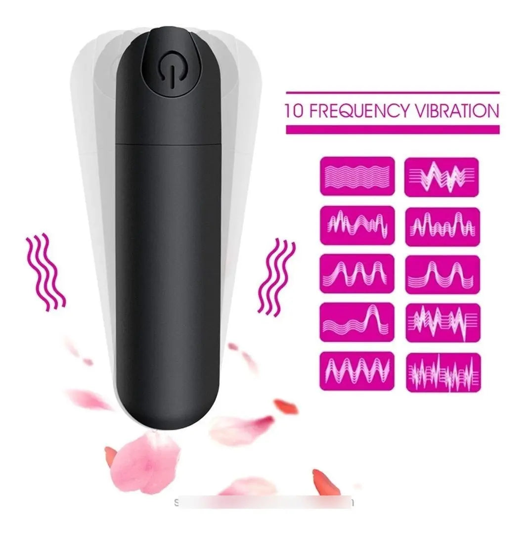 Bala Vibrador Clitoris Recargable Usb - 10 Modos
