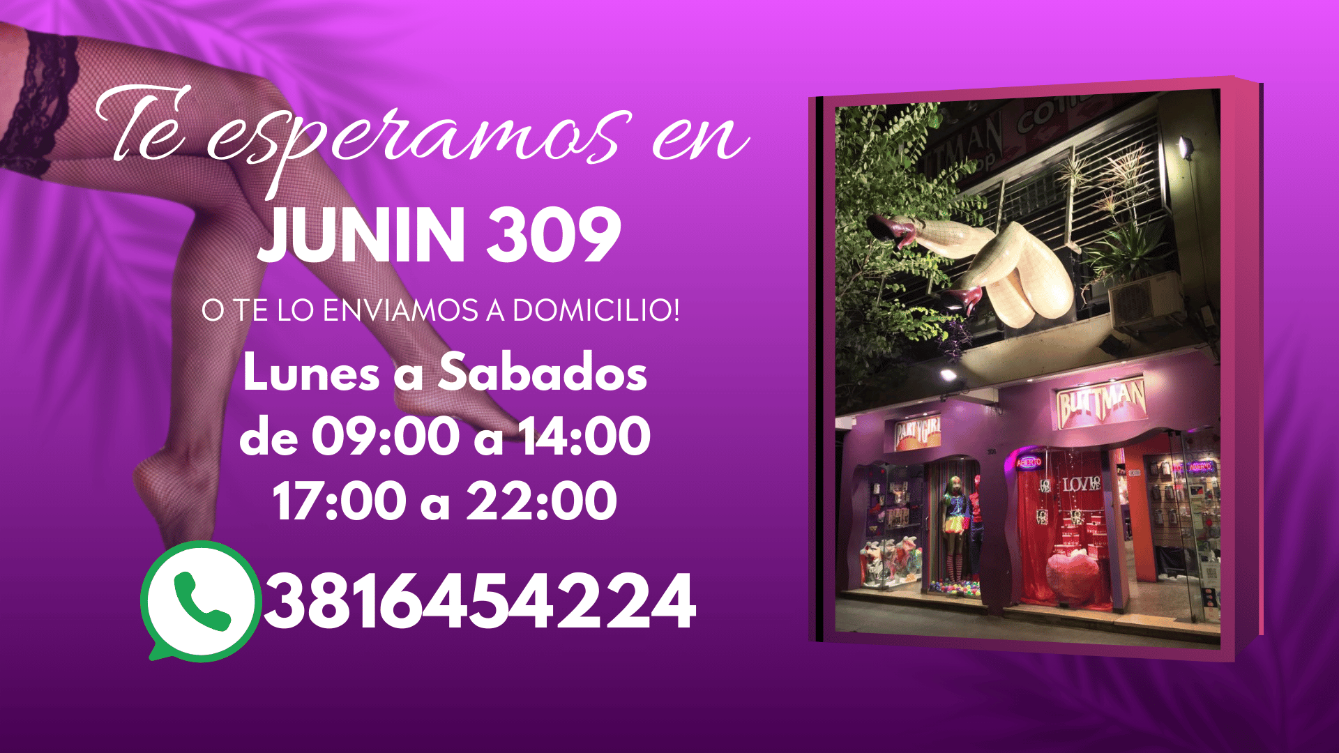 Buttman Sexshop en Tucuman