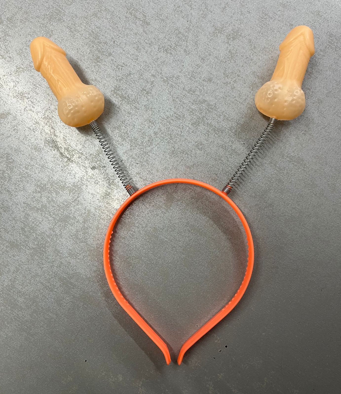 Vincha pene con resorte x unidad