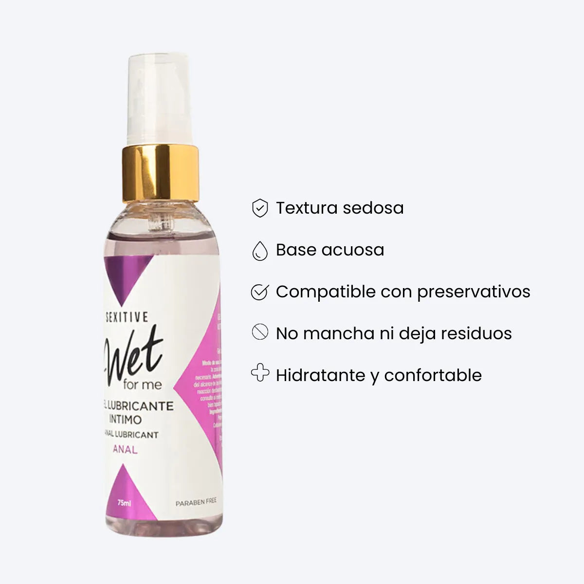 Gel lubricante anal - 75 ml - Wet Anal - Buttman Sexshop en Tucuman