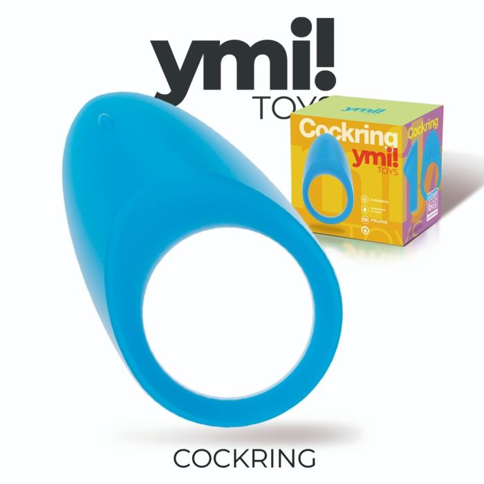 Anillo recargable - Cockring Azul - Ymi!