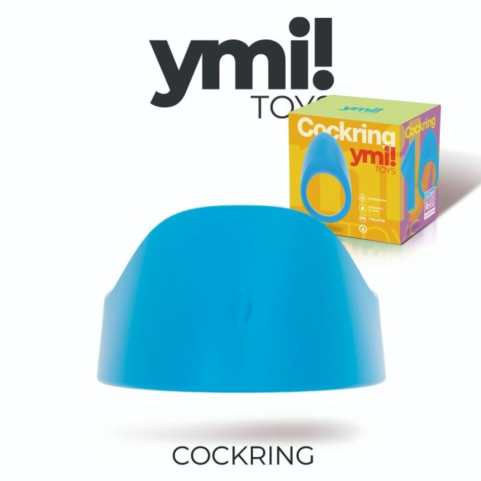 Anillo recargable - Cockring Azul - Ymi!