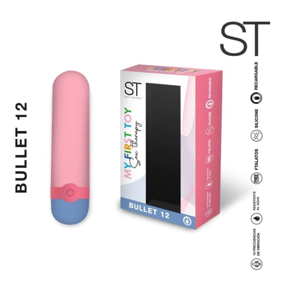 Estimulador de clitoris Bullet 12 - Rosa