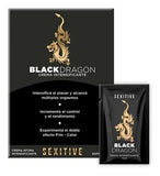Sobres con lubricante intensificante  - BLACK DRAGON - 10ml