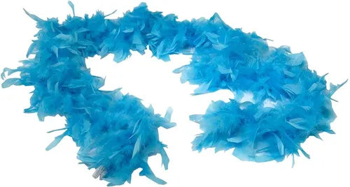 Boa de plumas - Celeste - 1,8mts