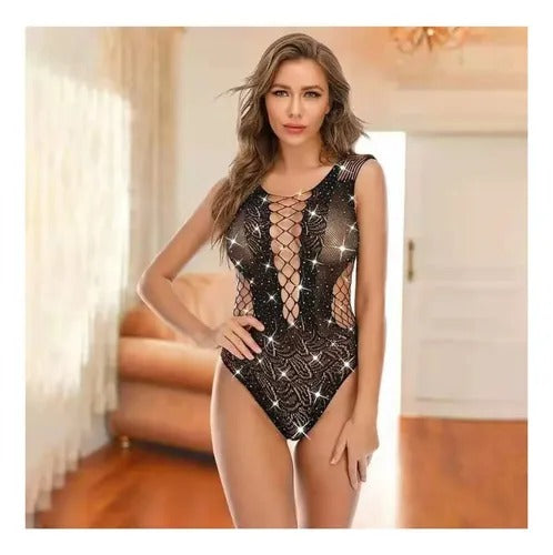Body red con strass