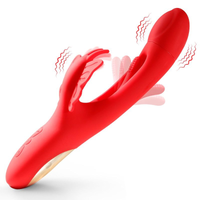 Vibrador doble estimulacion - Con mariposa y dedo estimulador