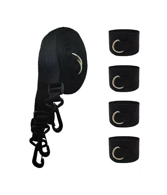 Arnes de Cama con Esposas y Tobilleras - Buttman Sexshop en Tucuman