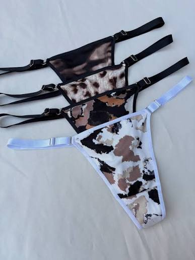 Colales animal print bretel ancho