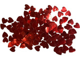 Confeti - Corazones Matalizados - Rojos - 50gr